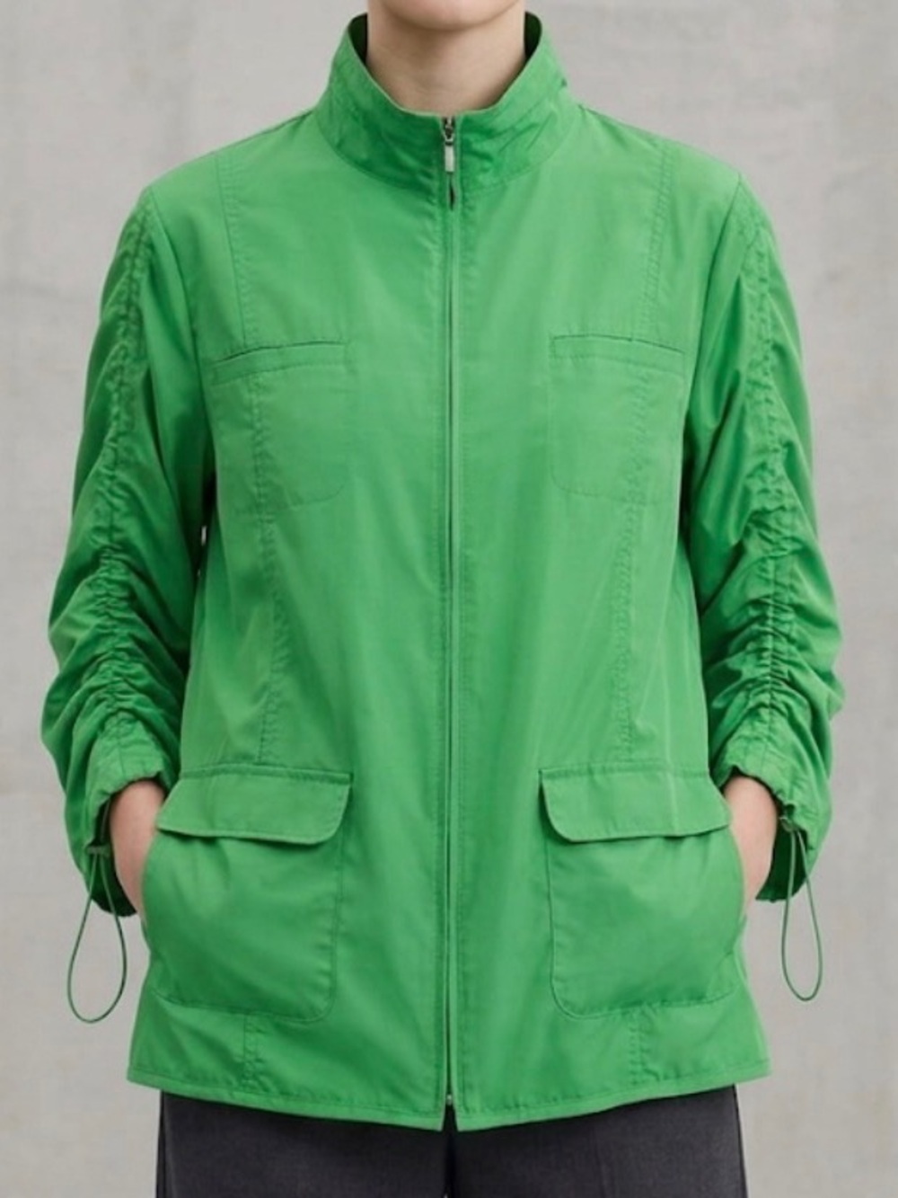 Jessica Kelly Green Lightweight Jacket